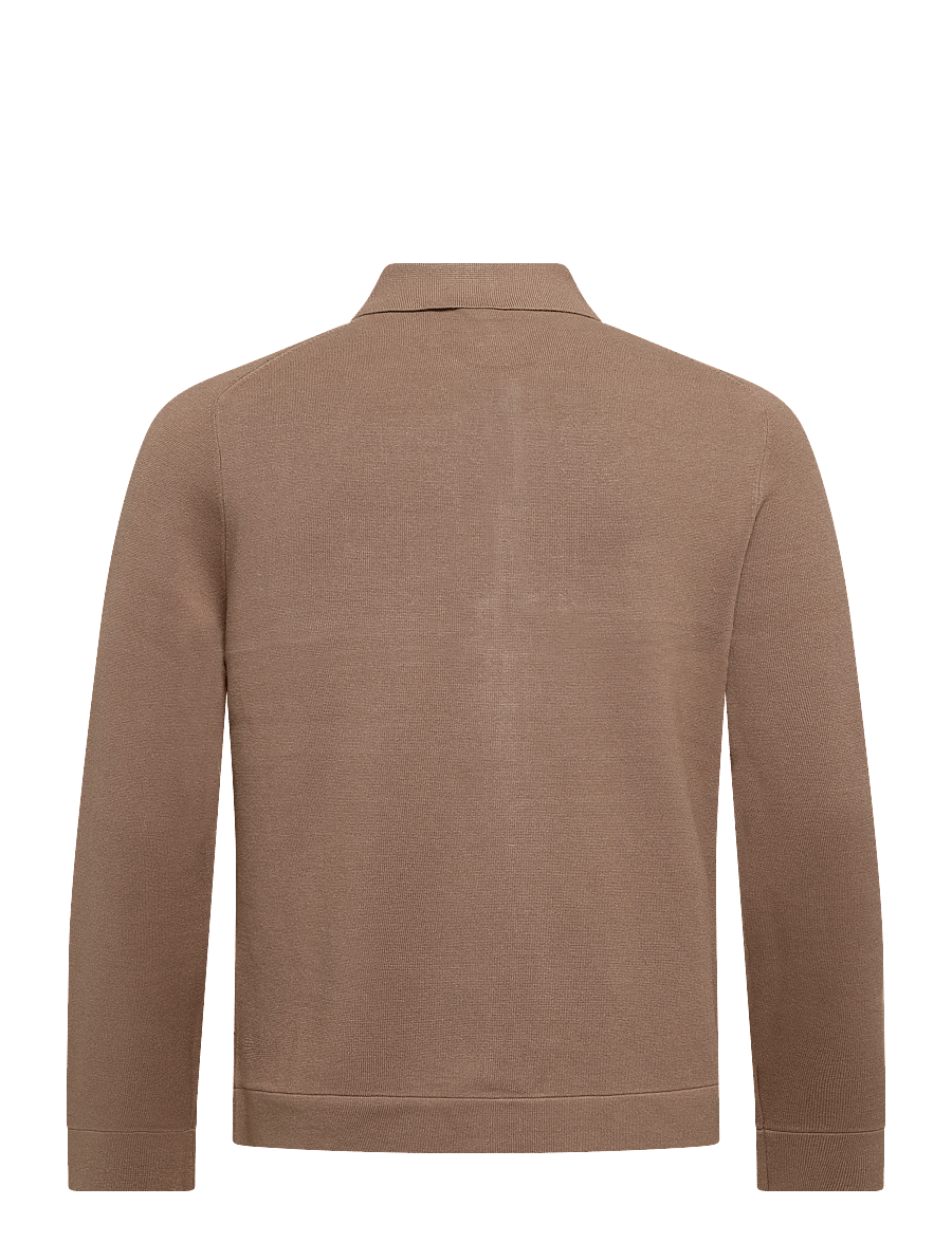 Reiss - FLEETWOOD LS CONCEALED PLACKET MILANO JACKET - herbstjacken - camel brown - 1