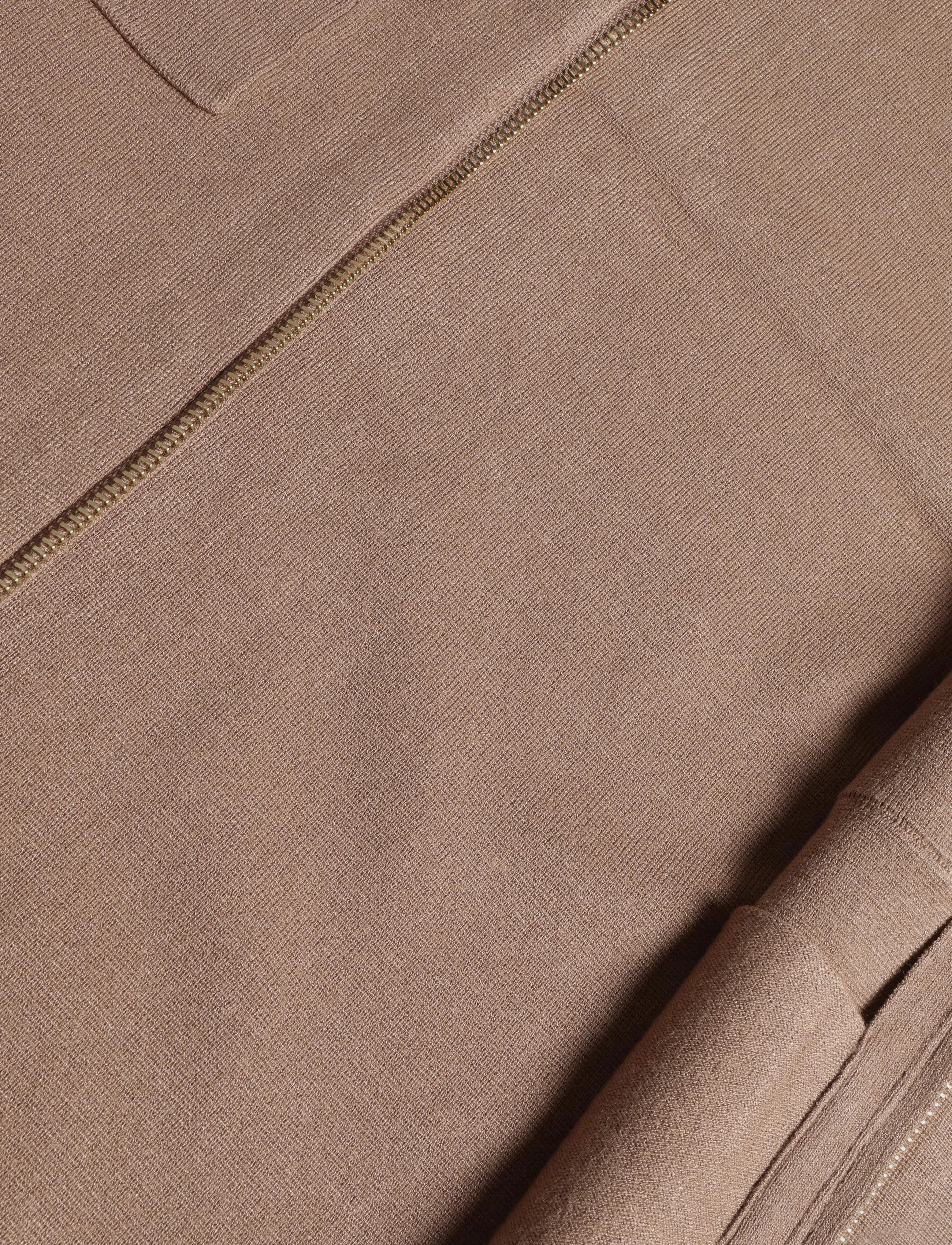 Reiss - FLEETWOOD LS CONCEALED PLACKET MILANO JACKET - camel brown - 3