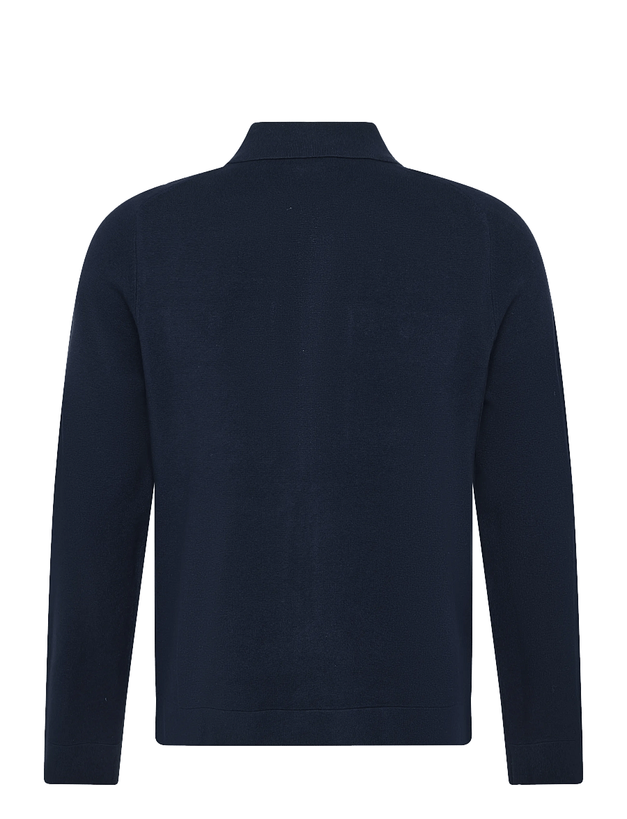 Reiss - FLEETWOOD LS CONCEALED PLACKET MILANO JACKET - fall jackets - navy - 1
