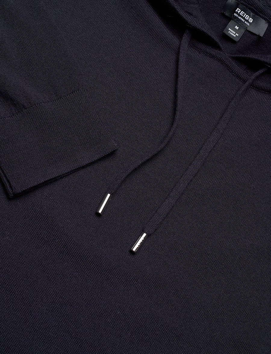 Reiss - HOLLAND - kapuutsiga dressipluusid - navy - 2