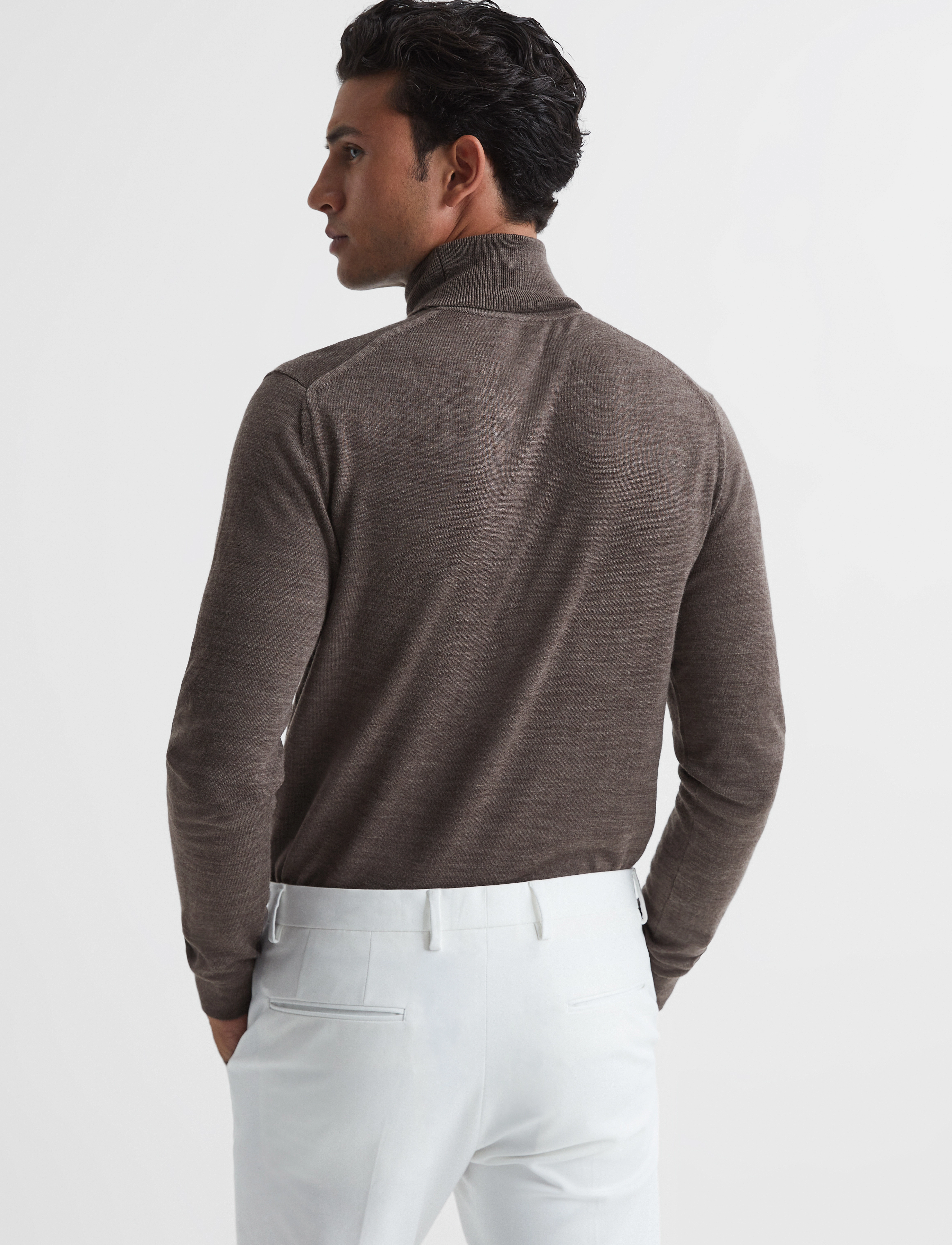 Reiss - CAINE - mouse brown melange - 3