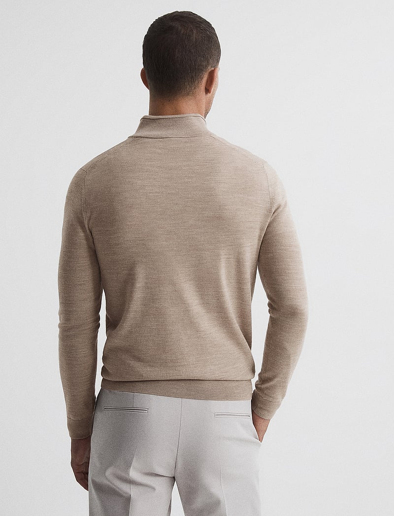 Reiss - BLACKHALL - half zip-tröjor - wheatmelange - 3