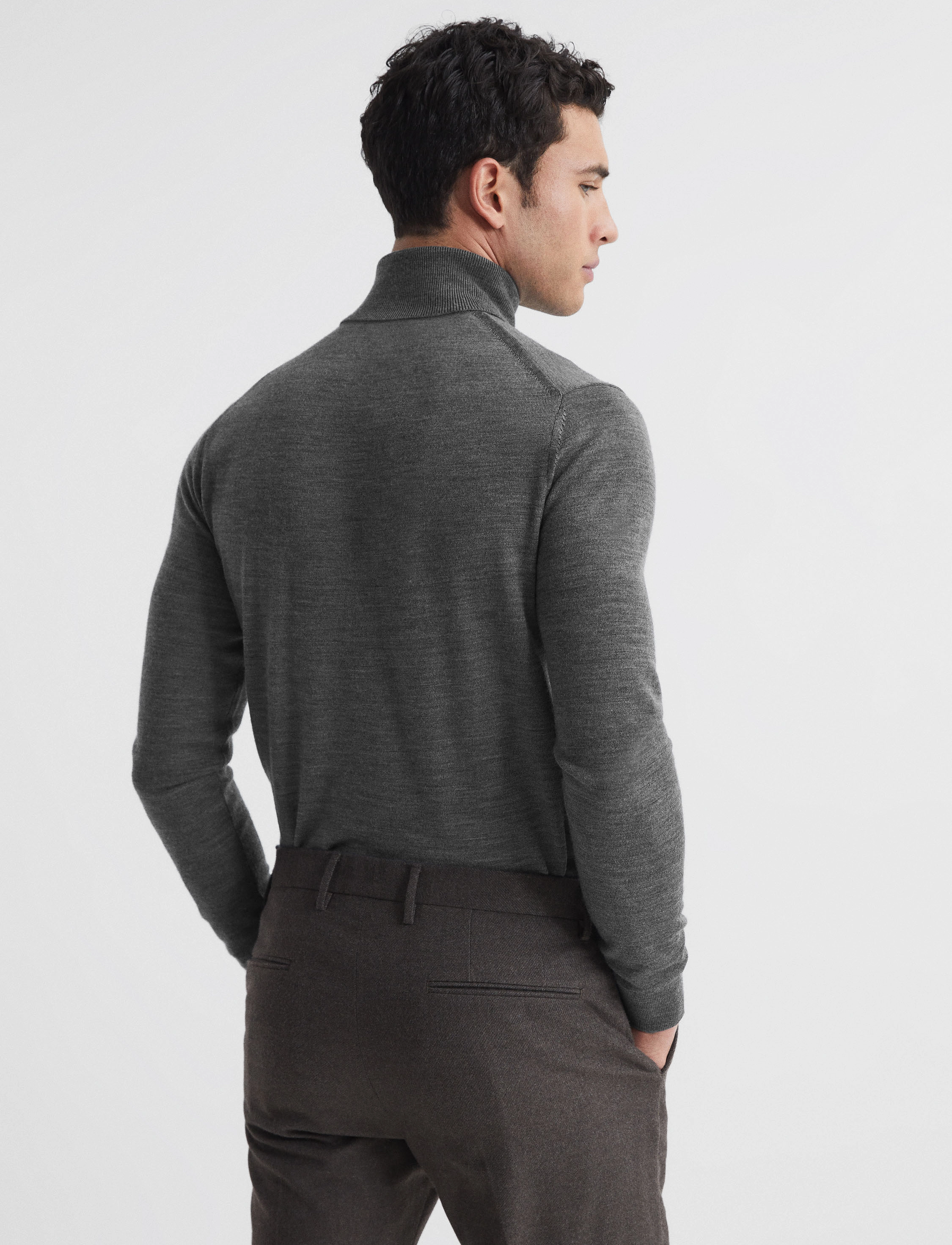 Reiss - CAINE - dzimšanas dienas dāvanas - derby grey marl - 3