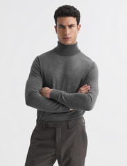 Reiss - CAINE - džemperi ar augstu apkakli - mid grey melange - 2