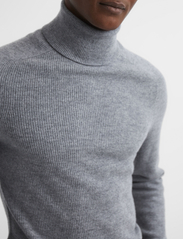 Reiss - SKIPTON - megztiniai su aukšta apykakle - grey melange - 4