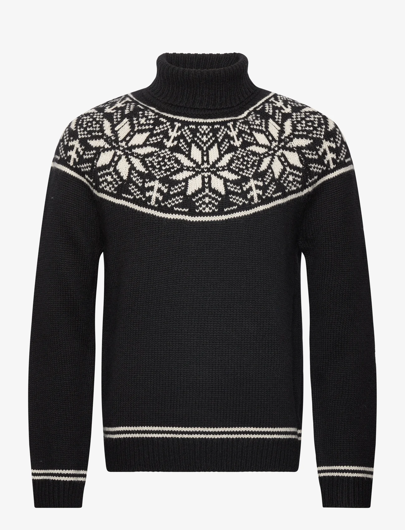 Reiss - ABBOTSFORD - megztiniai su aukšta apykakle - black - 0