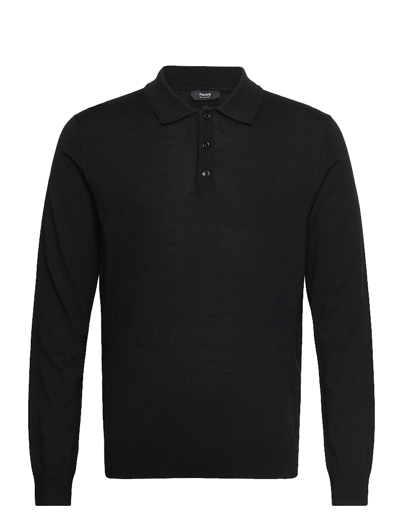 Reiss - TRAFFORD - polo shirts - black - 0