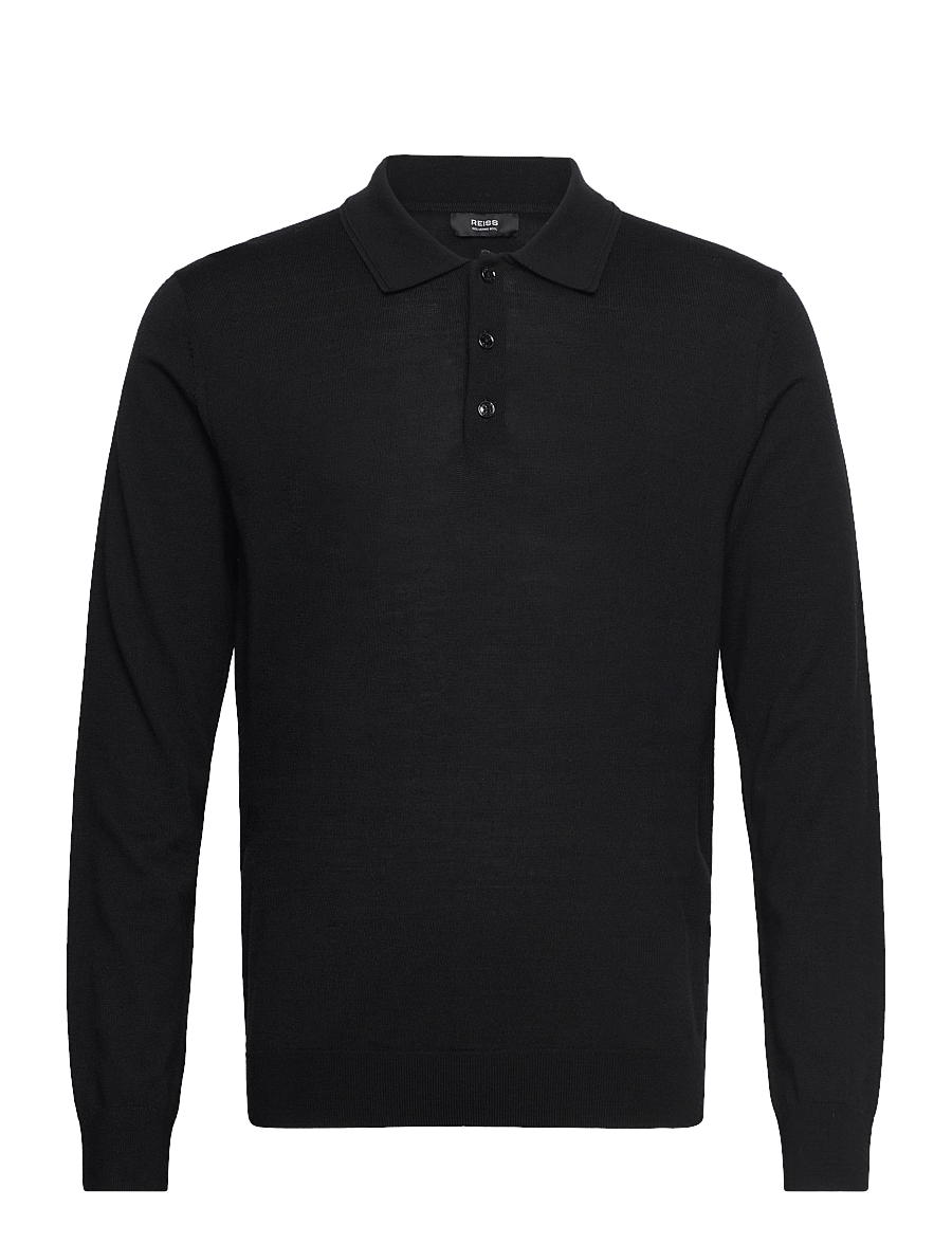Reiss - TRAFFORD - langärmelig - black - 0
