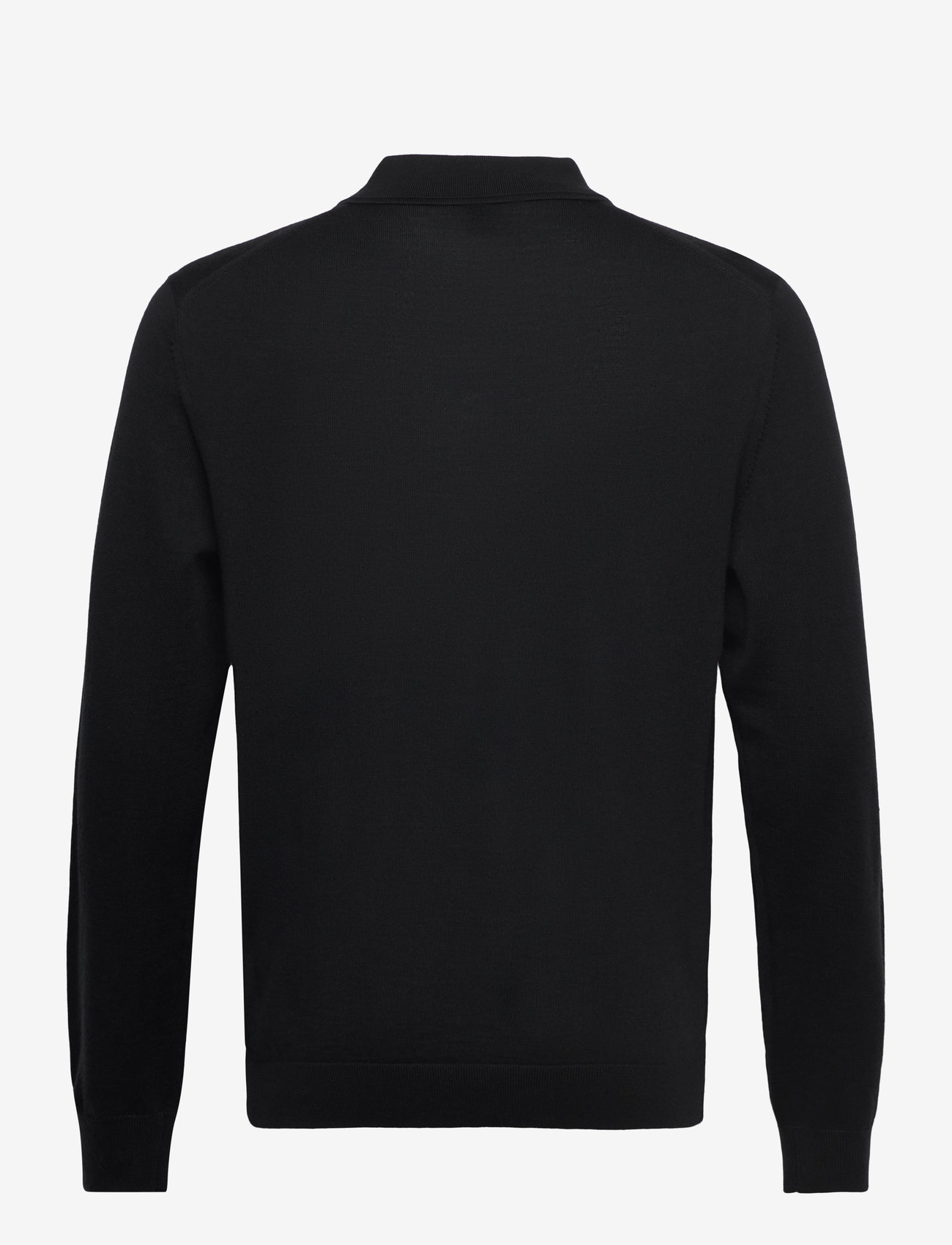 Reiss - TRAFFORD - langærmede poloer - black - 1