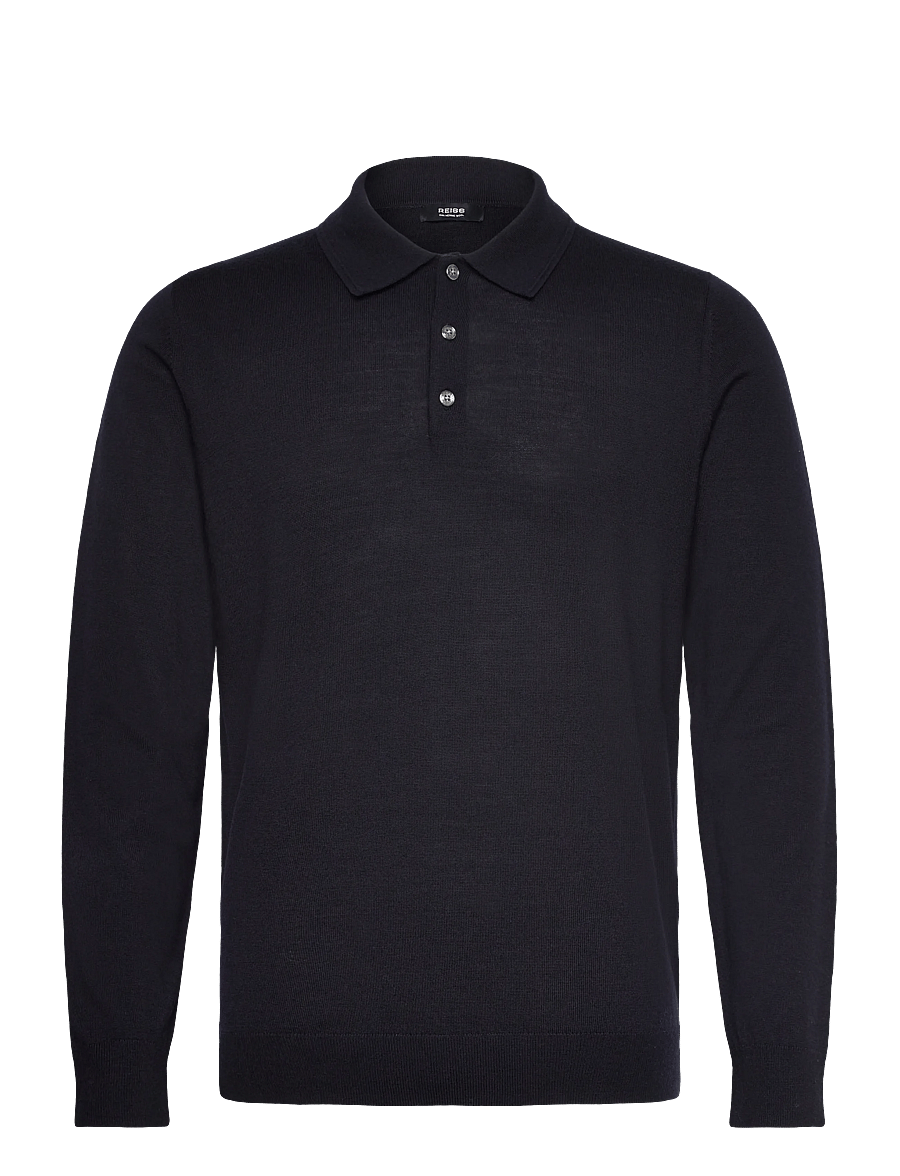 Reiss - TRAFFORD - długi rękaw - navy - 0