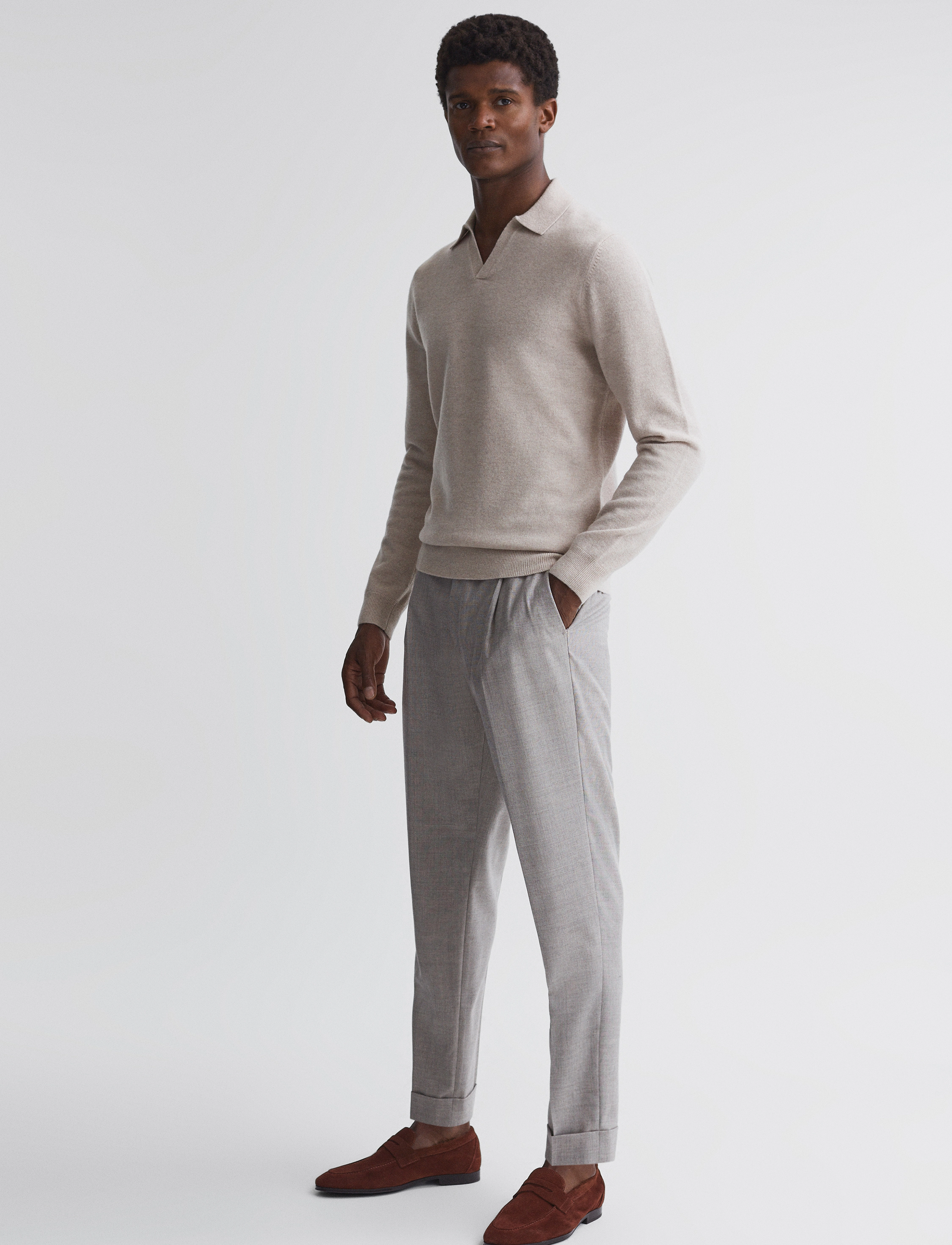 Reiss - SWIFT - oatmealmelange - 4