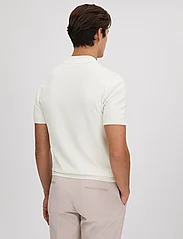 Reiss - PASCOE - knitted polos - white - 3