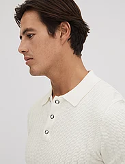 Reiss - PASCOE - knitted polos - white - 4