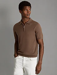 Reiss - MAXWELL - polo marškinėliai trumpomis rankovėmis - pecan brown - 2