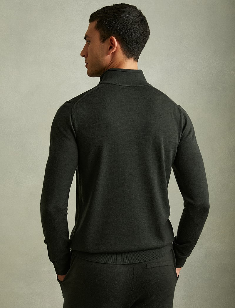Reiss - BLACKHALL - half zip jumpers - dark military g - 0
