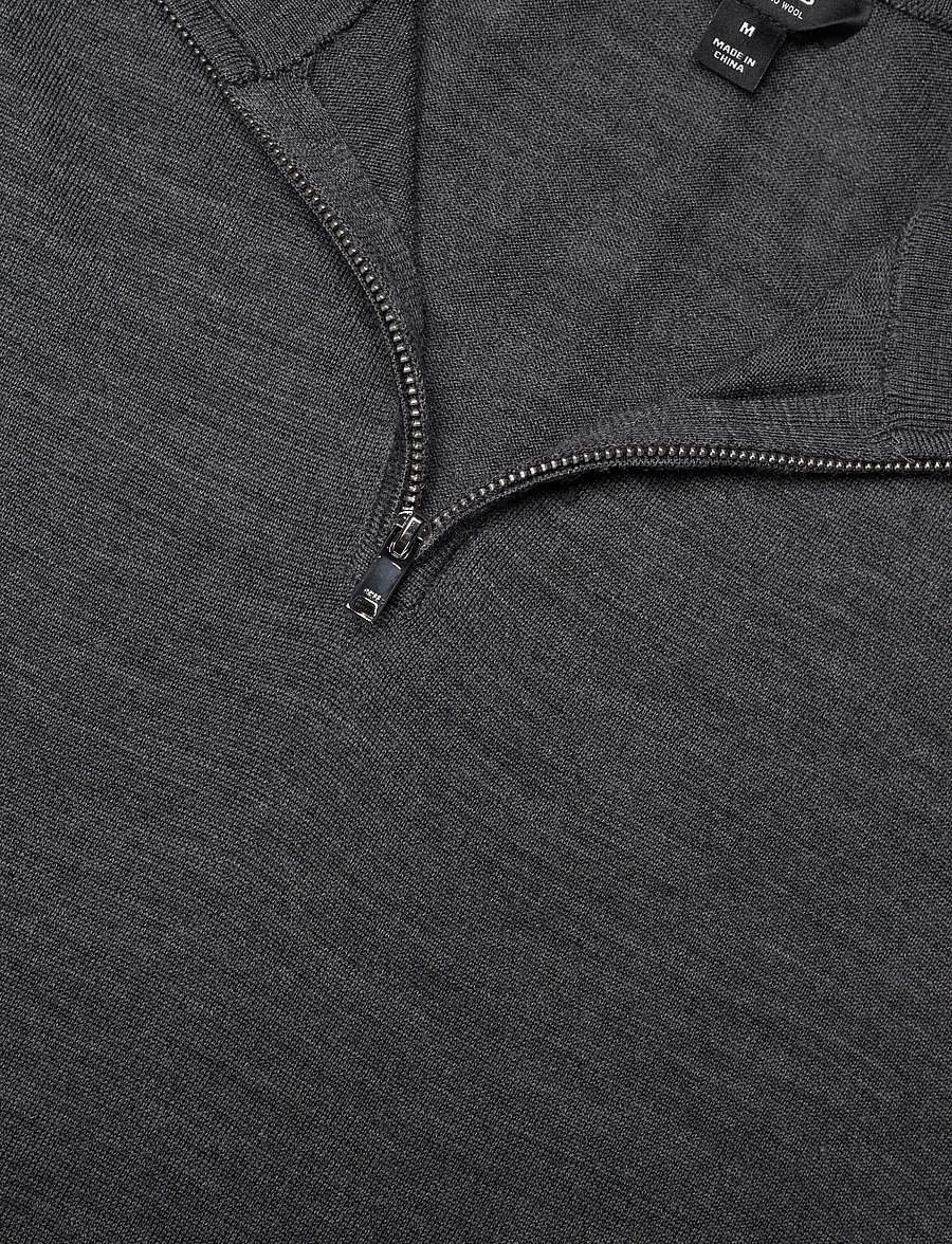 Reiss - BLACKHALL - swetry zapinane do połowy - derby grey marl - 2