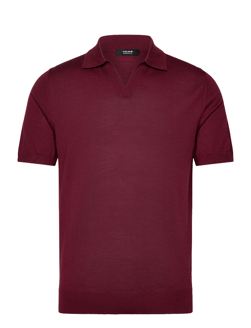 Reiss - DUCHIE - gestrickte polohemden - claret red - 1