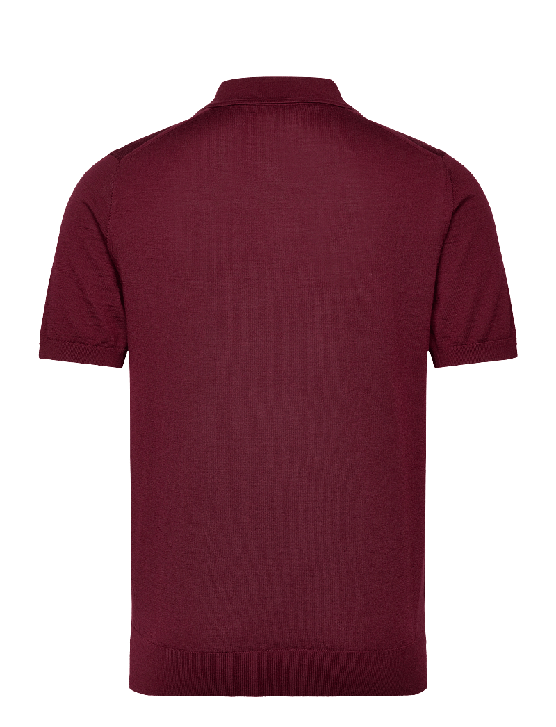 Reiss - DUCHIE - gestrickte polohemden - claret red - 2