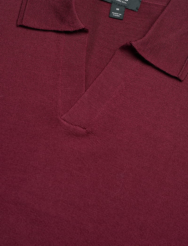 Reiss - DUCHIE - gestrickte polohemden - claret red - 5