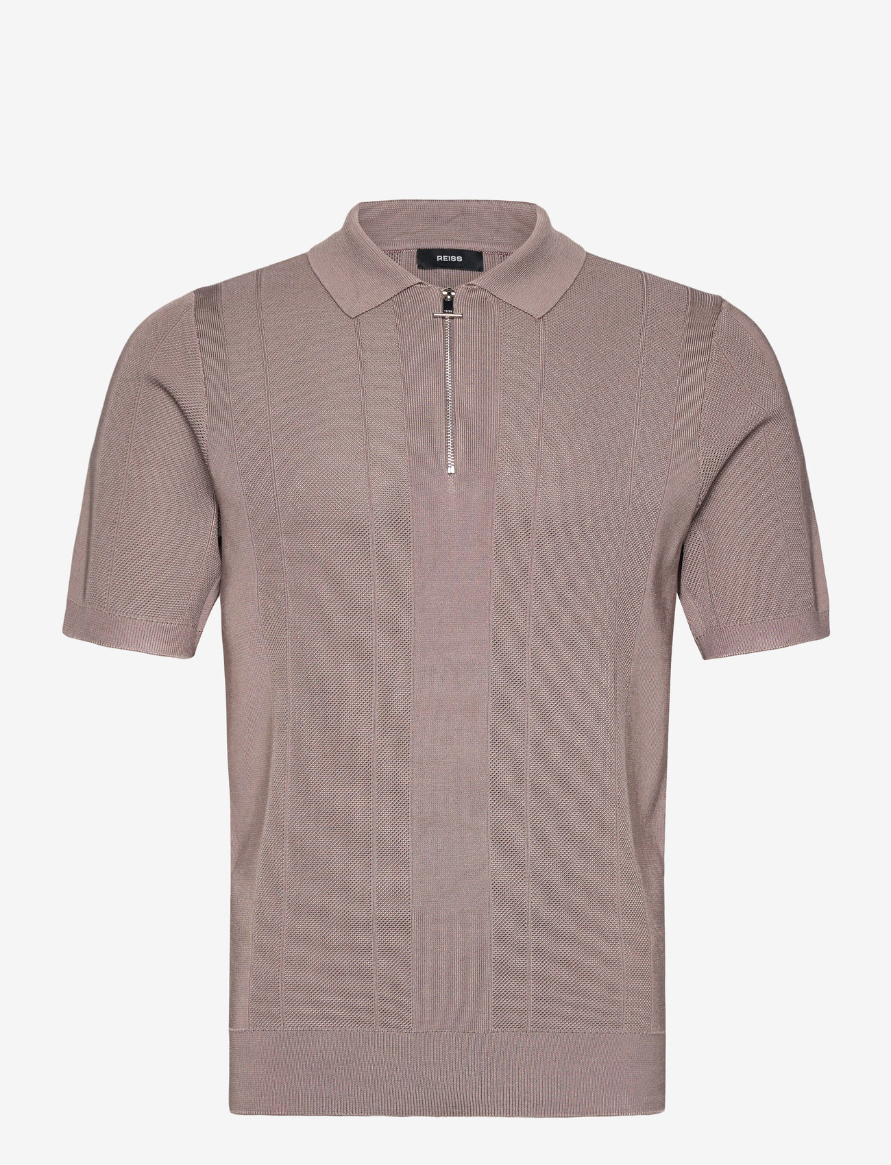 Reiss - BART - kootud polosärgid - taupe brown - 1