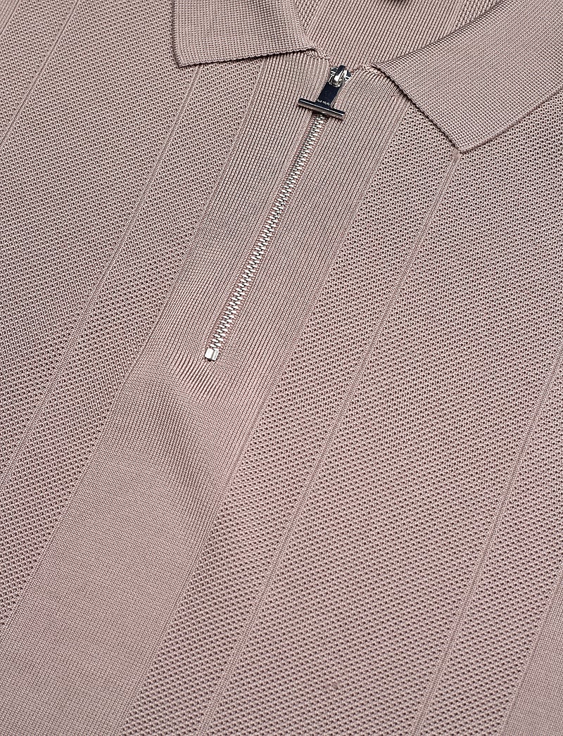 Reiss - BART - polostrik - taupe brown - 5