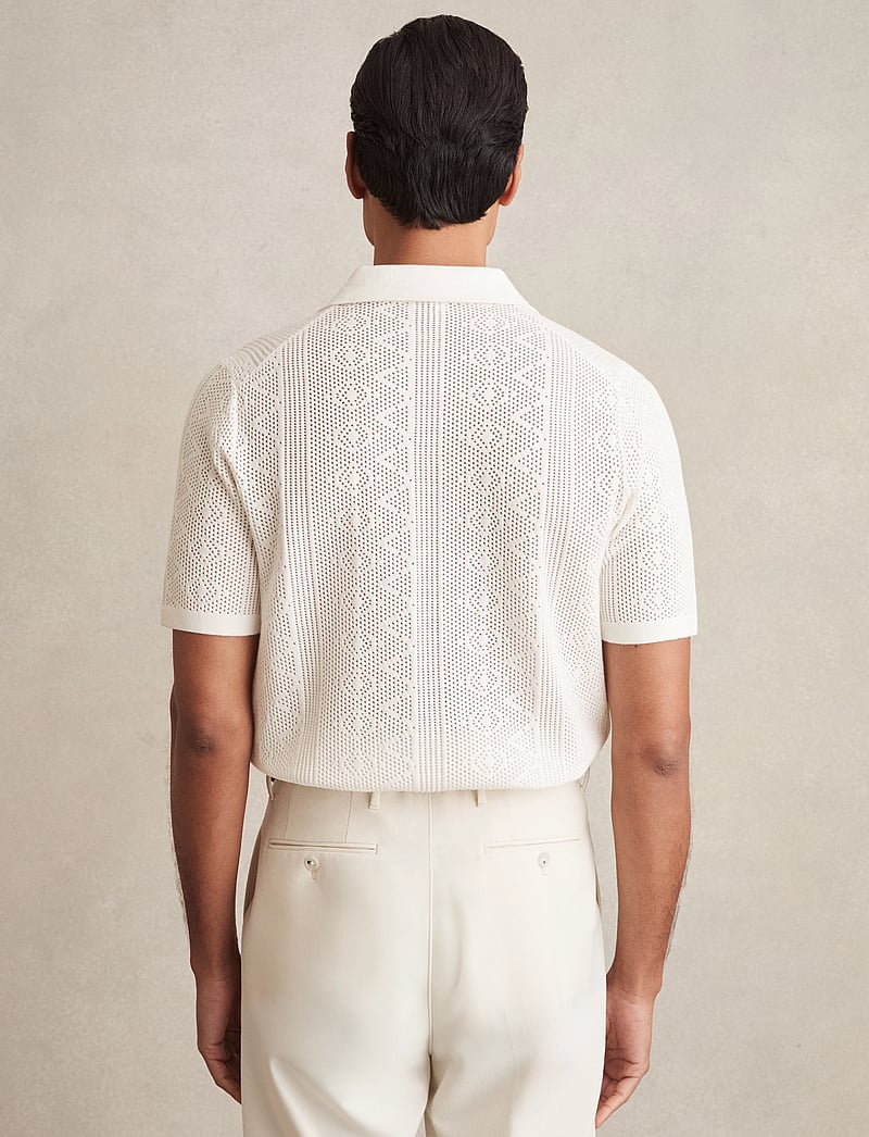 Reiss - KIPLING - gestrickte polohemden - white - 3