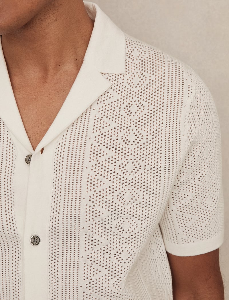 Reiss - KIPLING - gestrickte polohemden - white - 4