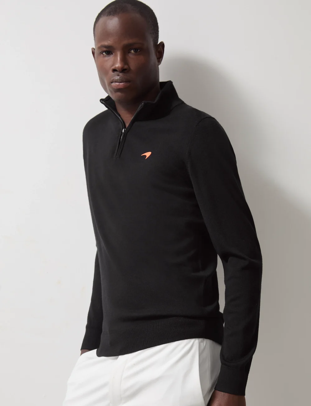 Reiss - HATCH - truien met halve rits - black - 0