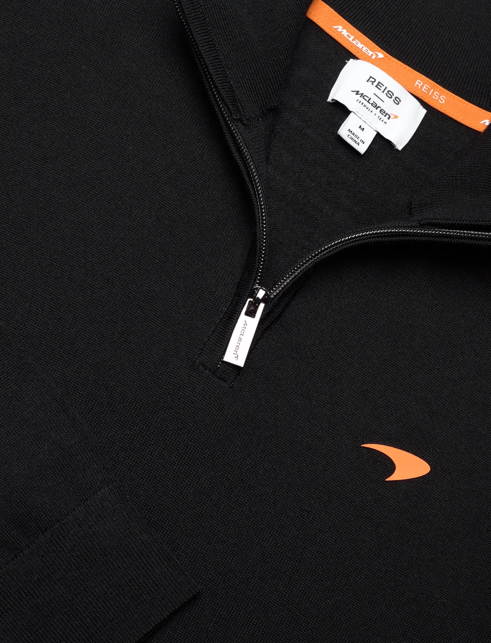 Reiss - HATCH - truien met halve rits - black - 5