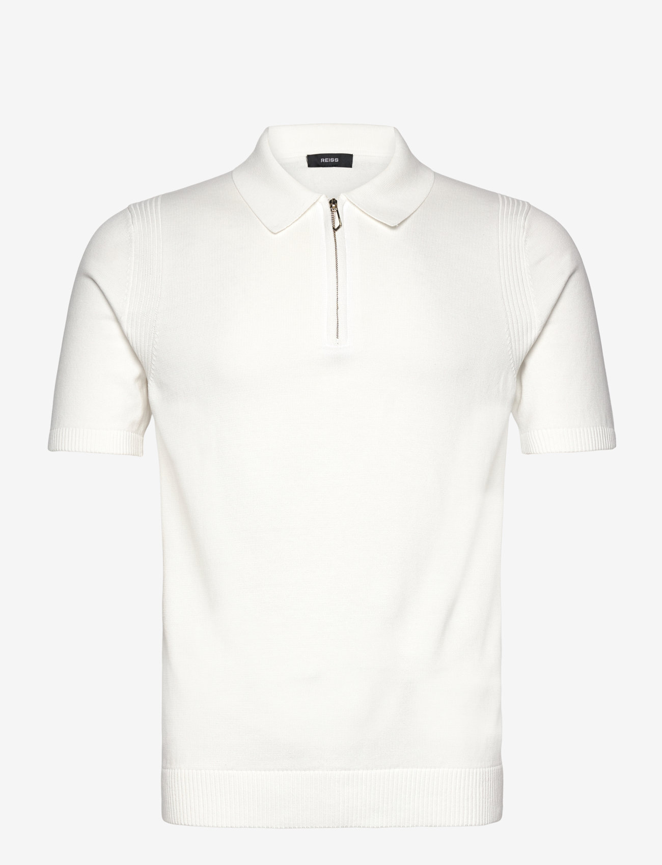 Reiss - BERKLEY - stickade pikéer - white - 1