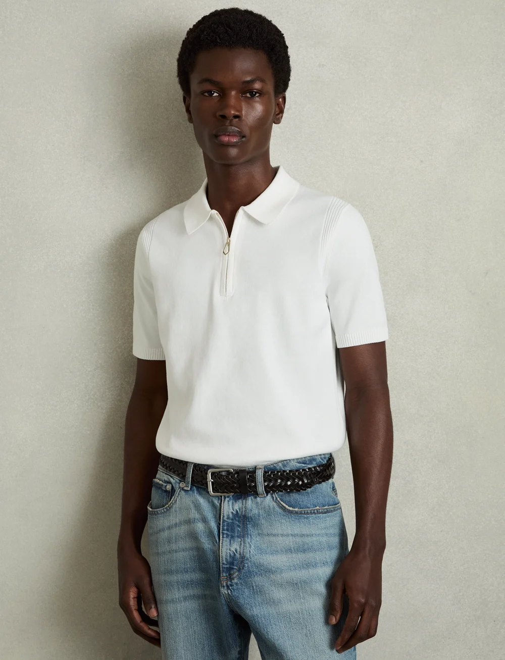 Reiss - BERKLEY - knitted polos - white - 0