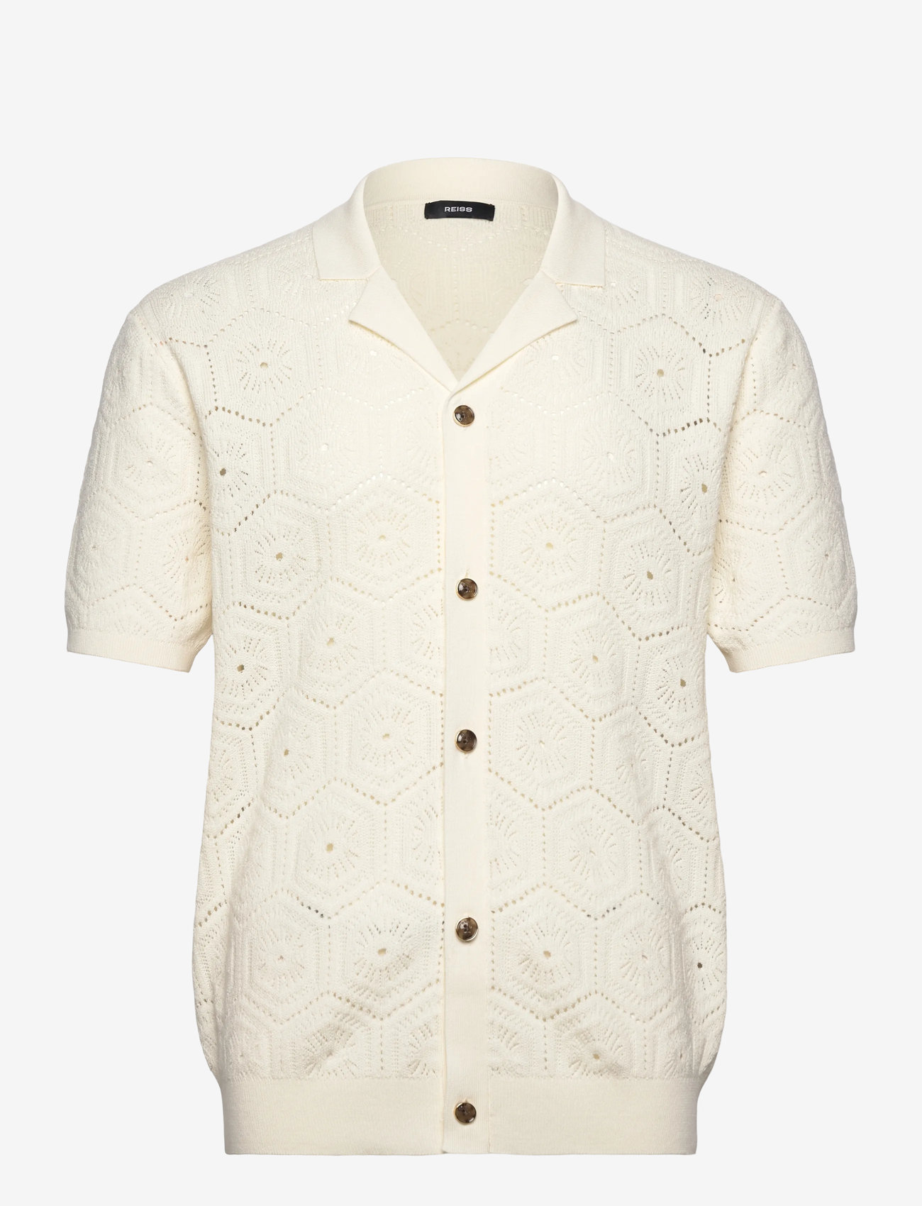 Reiss - ROYCE - kurzarmhemden - off white - 0