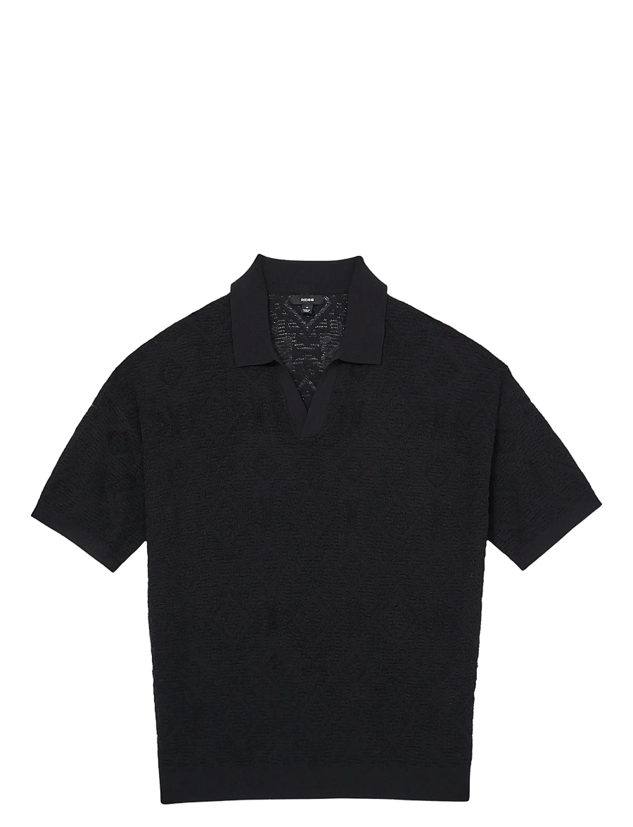 Reiss - BANKS - lühikeste varrukatega polod - navy - 1
