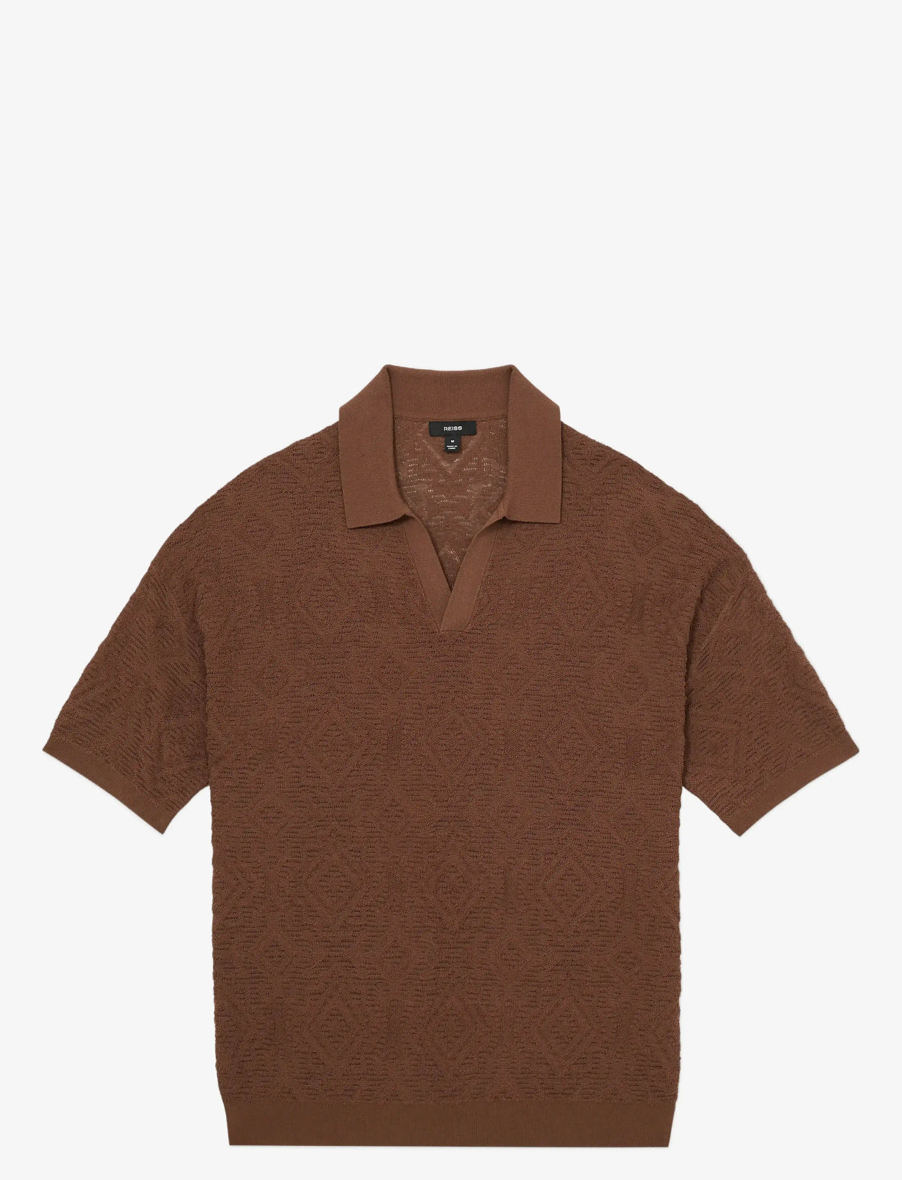 Reiss - BANKS - kortærmede poloer - tobacco - 1