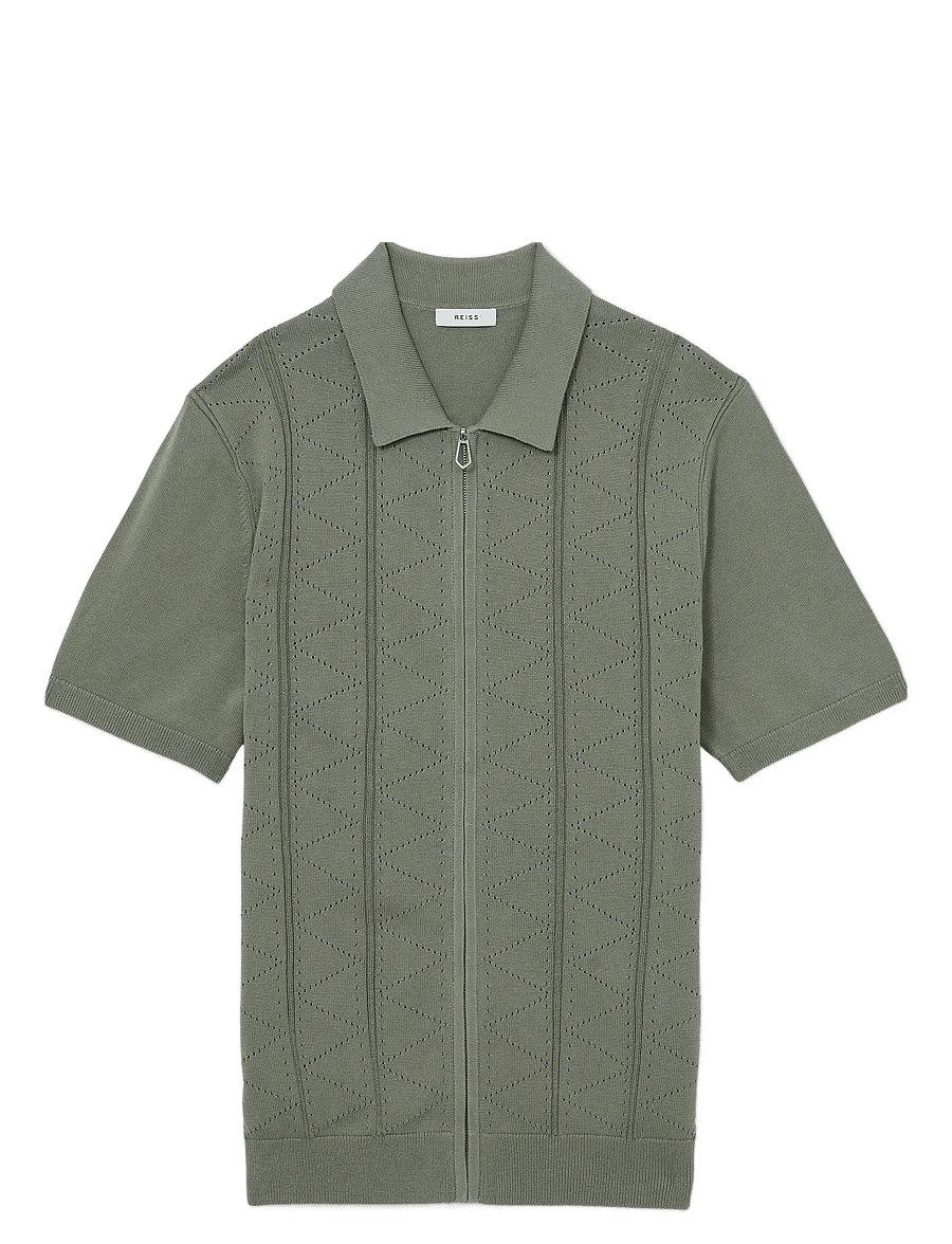 Reiss - TAY - krótki rękaw - sage - 1