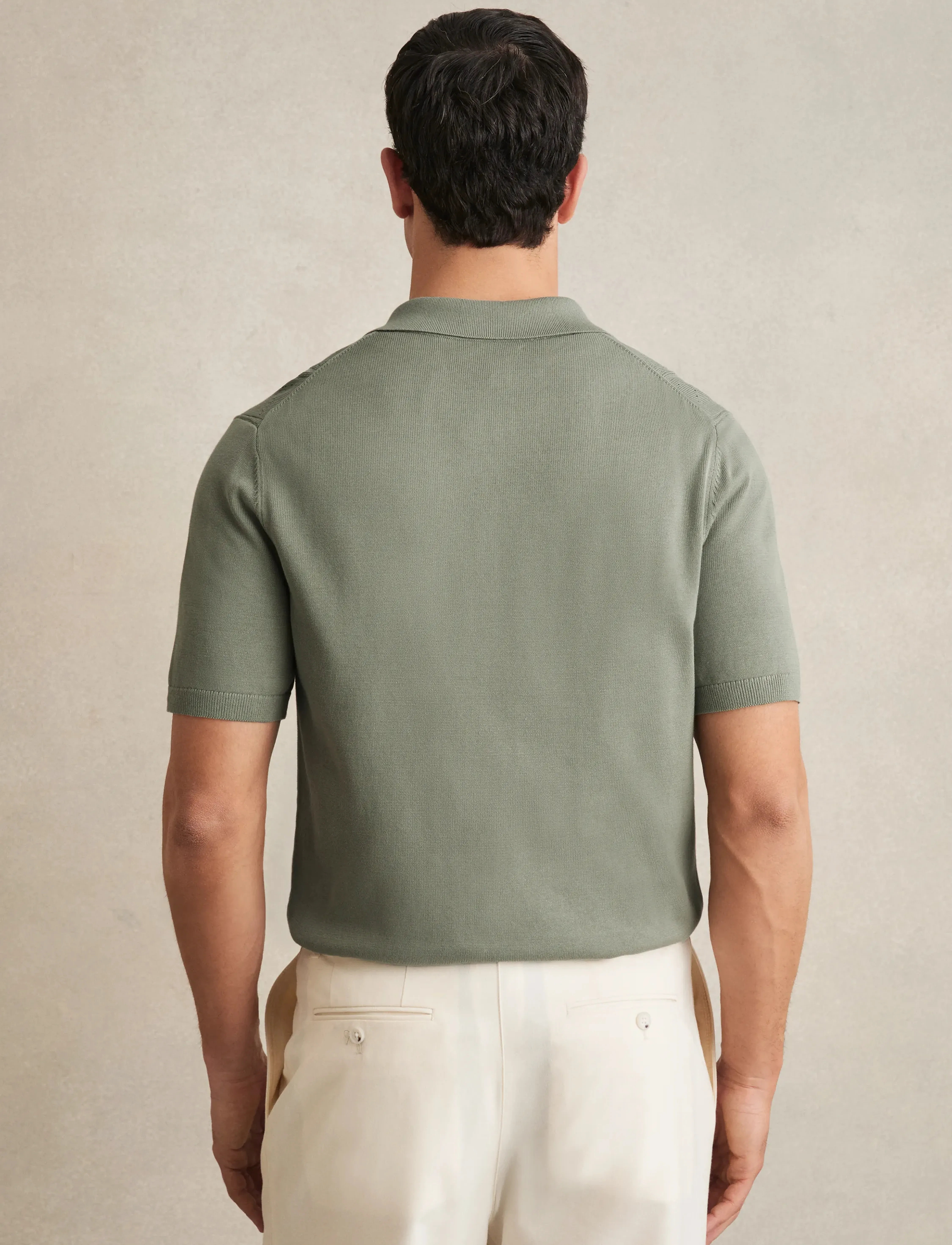 Reiss - TAY - kortærmede t-shirts - sage - 2