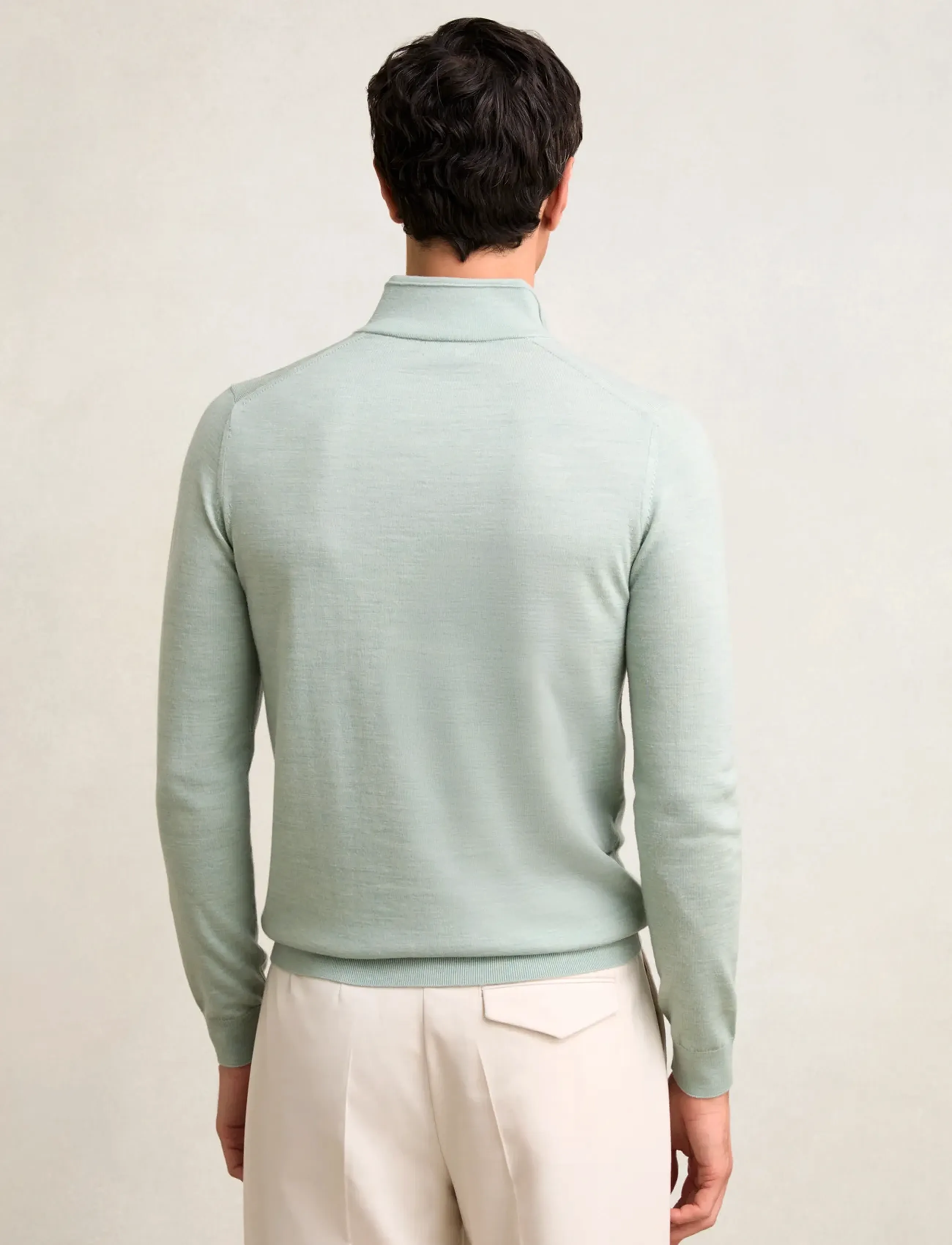 Reiss - BLACKHALL - herren - sage green melange - 2