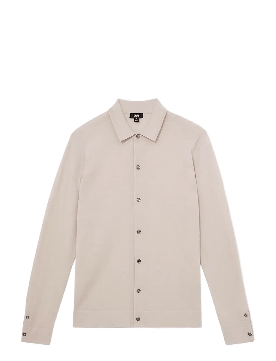 Reiss - FORBES - trikotažiniai polo marškinėliai ilgomis rankovėmis - beige - 1
