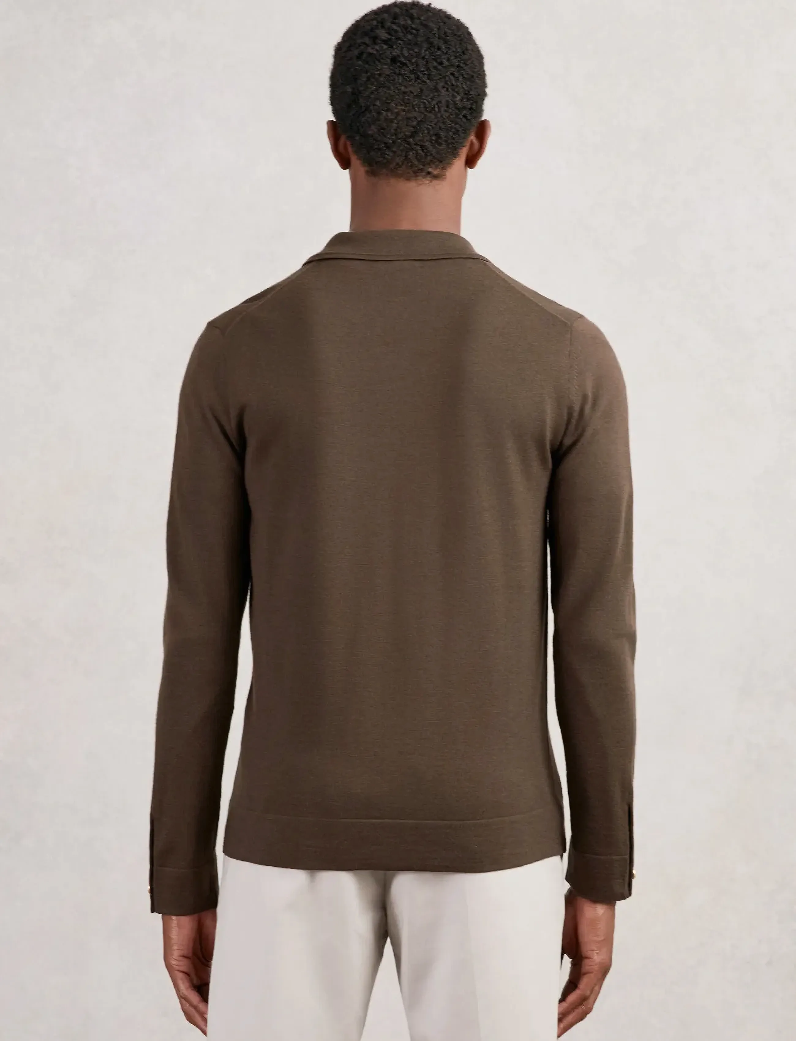 Reiss - FORBES - kootud polosärgid - chocolate brown - 2