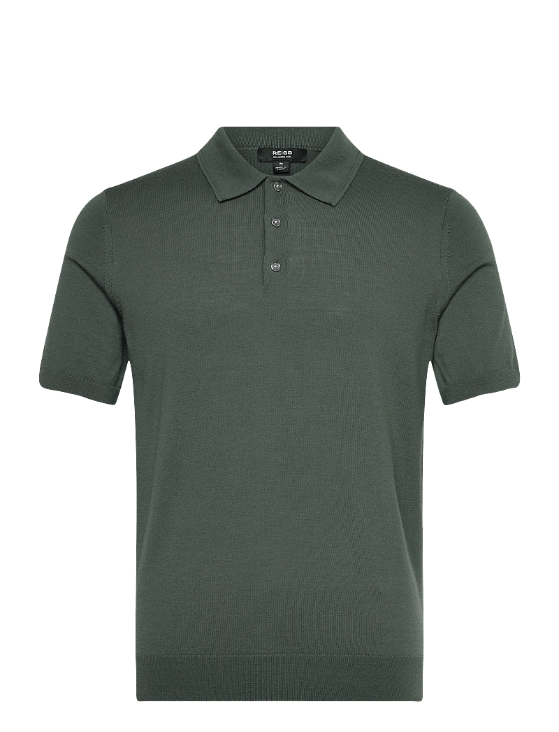 Reiss - MANOR - kortärmade pikéer - kale green - 0