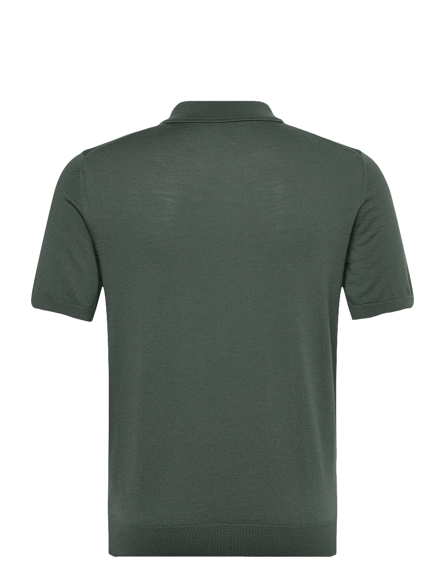 Reiss - MANOR - lühikeste varrukatega polod - kale green - 1