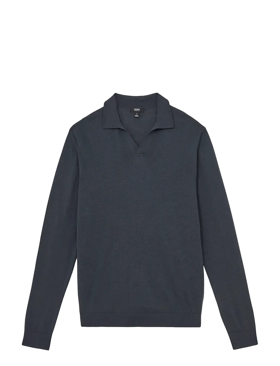 Reiss - MILBURN - v-kaelusega kudumid - midnight navy - 1