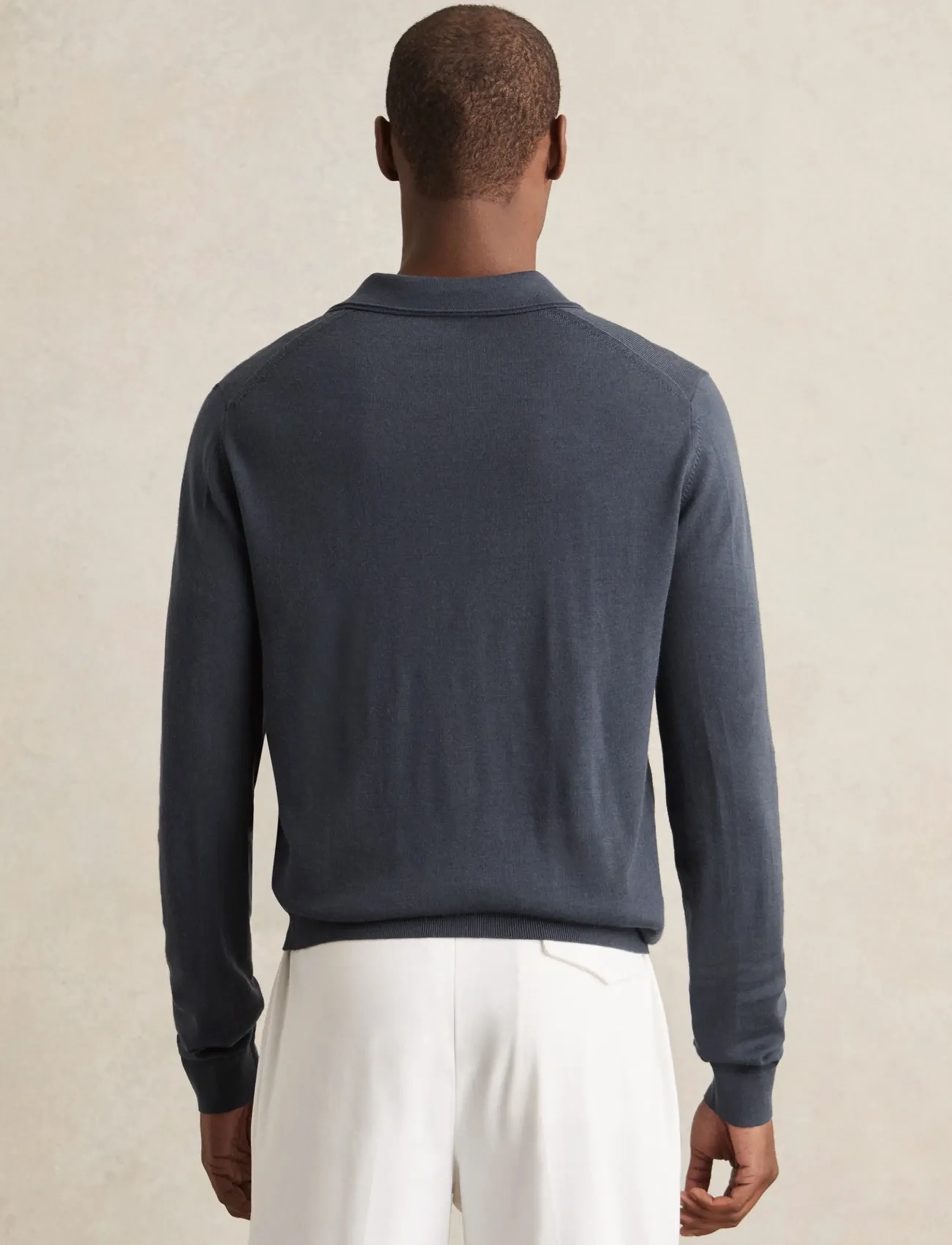 Reiss - MILBURN - v-kaelusega kudumid - midnight navy - 2