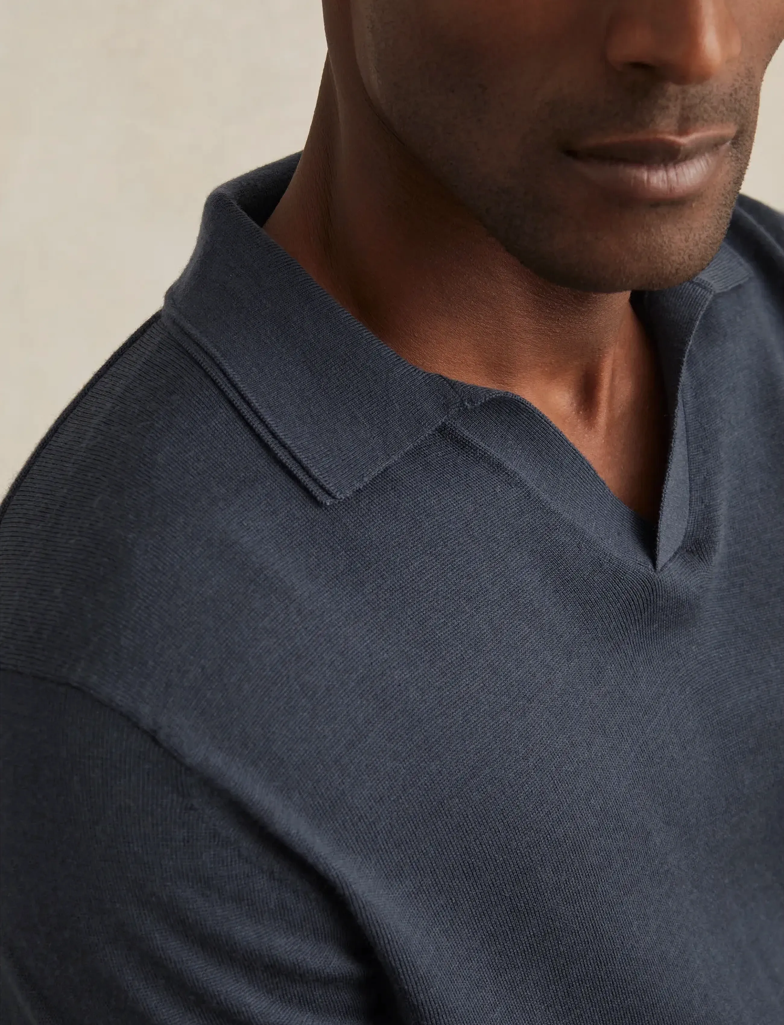 Reiss - MILBURN - v-kaelusega kudumid - midnight navy - 3