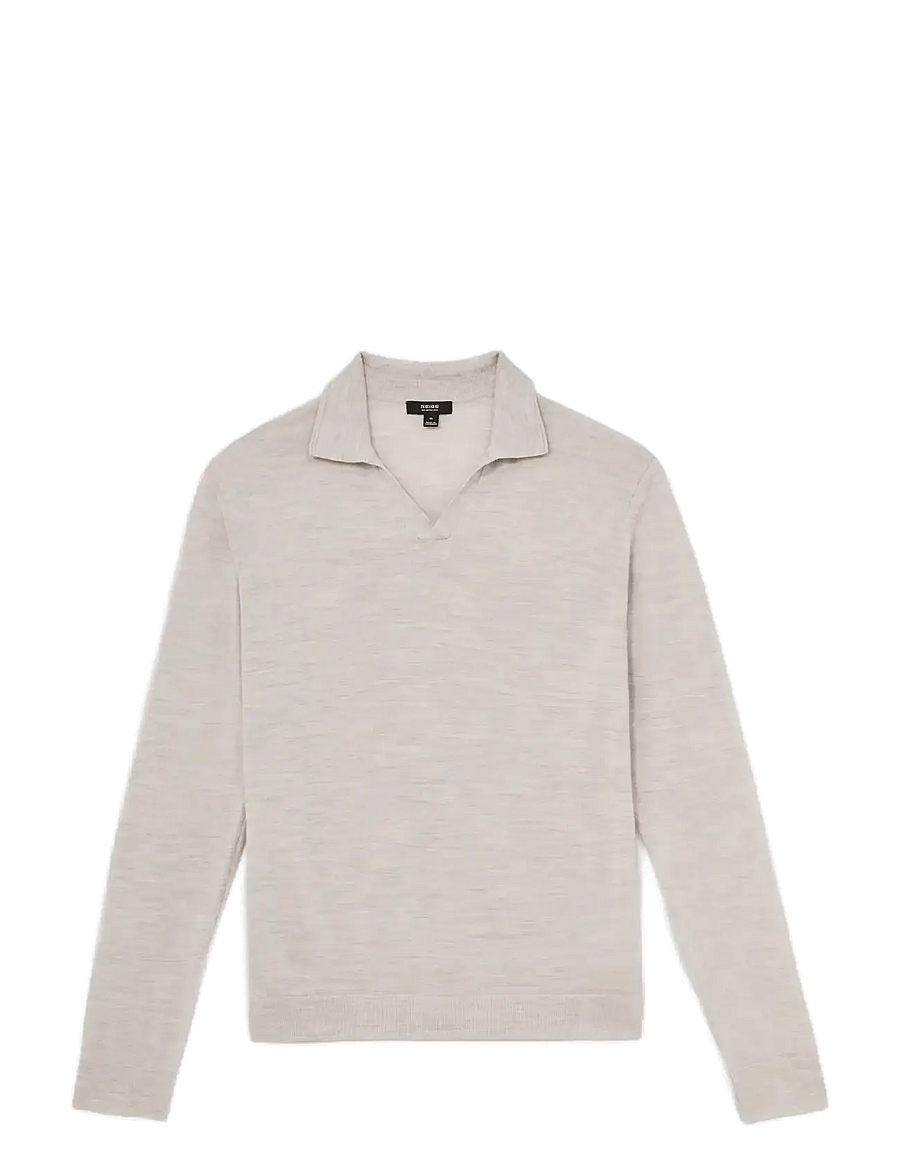Reiss - MILBURN - v-kaelusega - wicker brown melange - 1