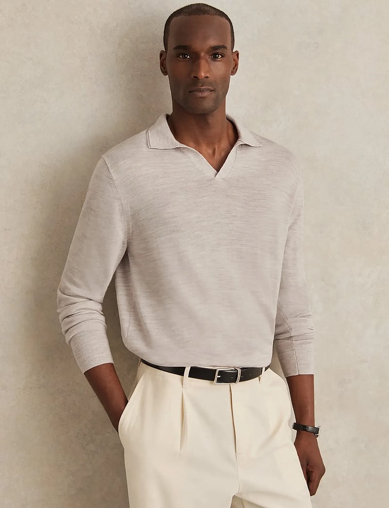 Reiss - MILBURN - v-hals - wicker brown melange - 0