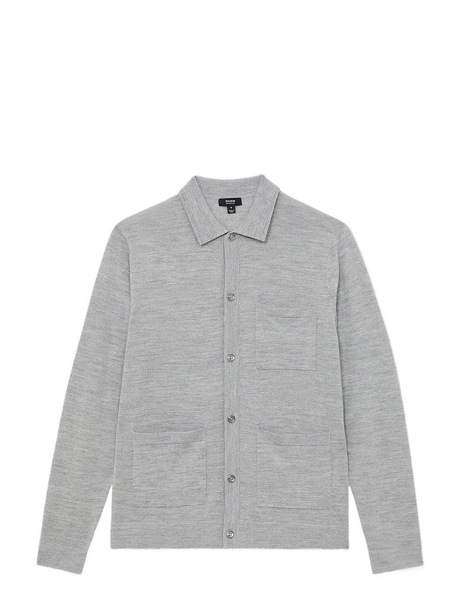 Reiss - MUNICH - Überhemden - soft grey mouline - 1