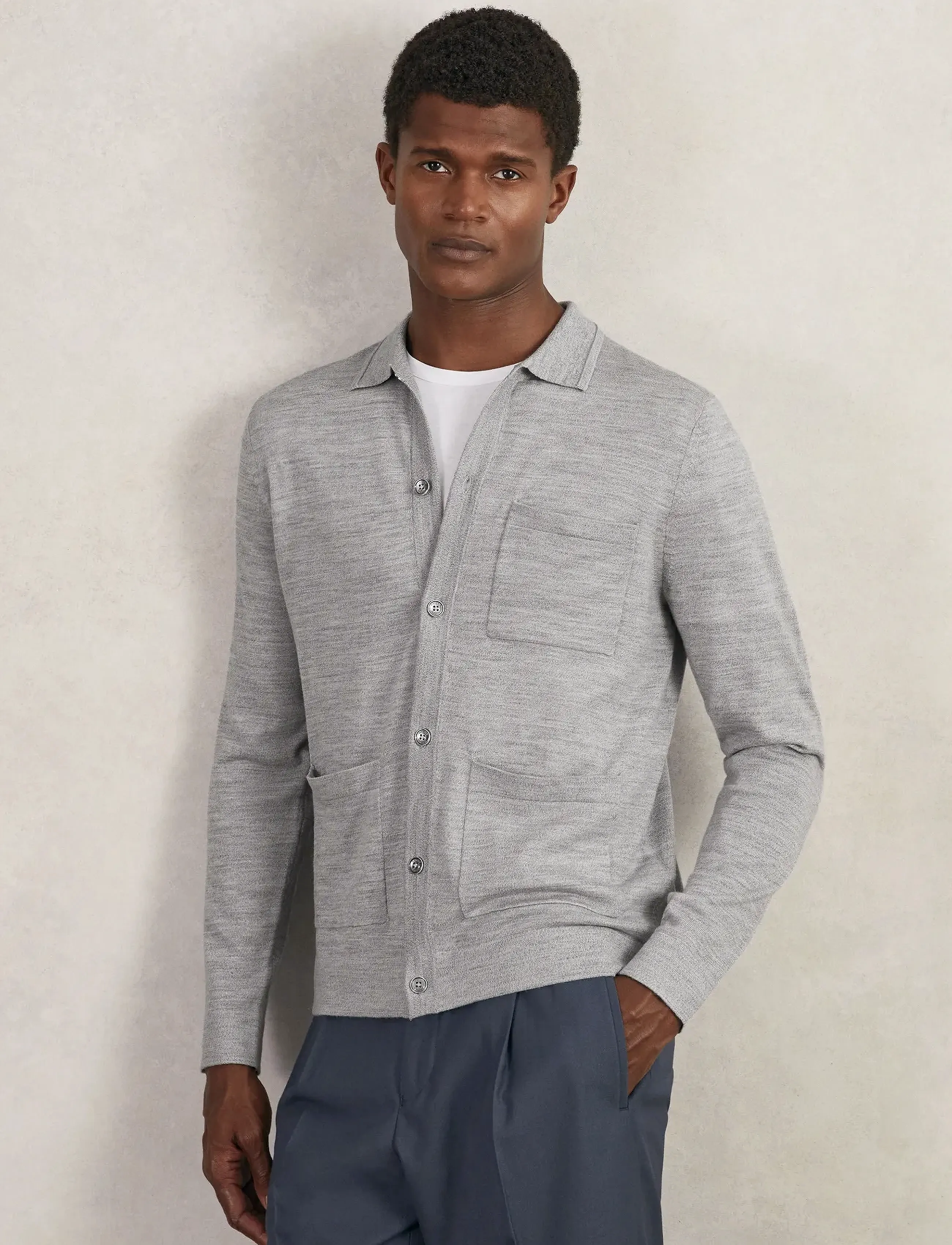 Reiss Munich, XL, Designer, Grau - Overshirts, Männerswear
