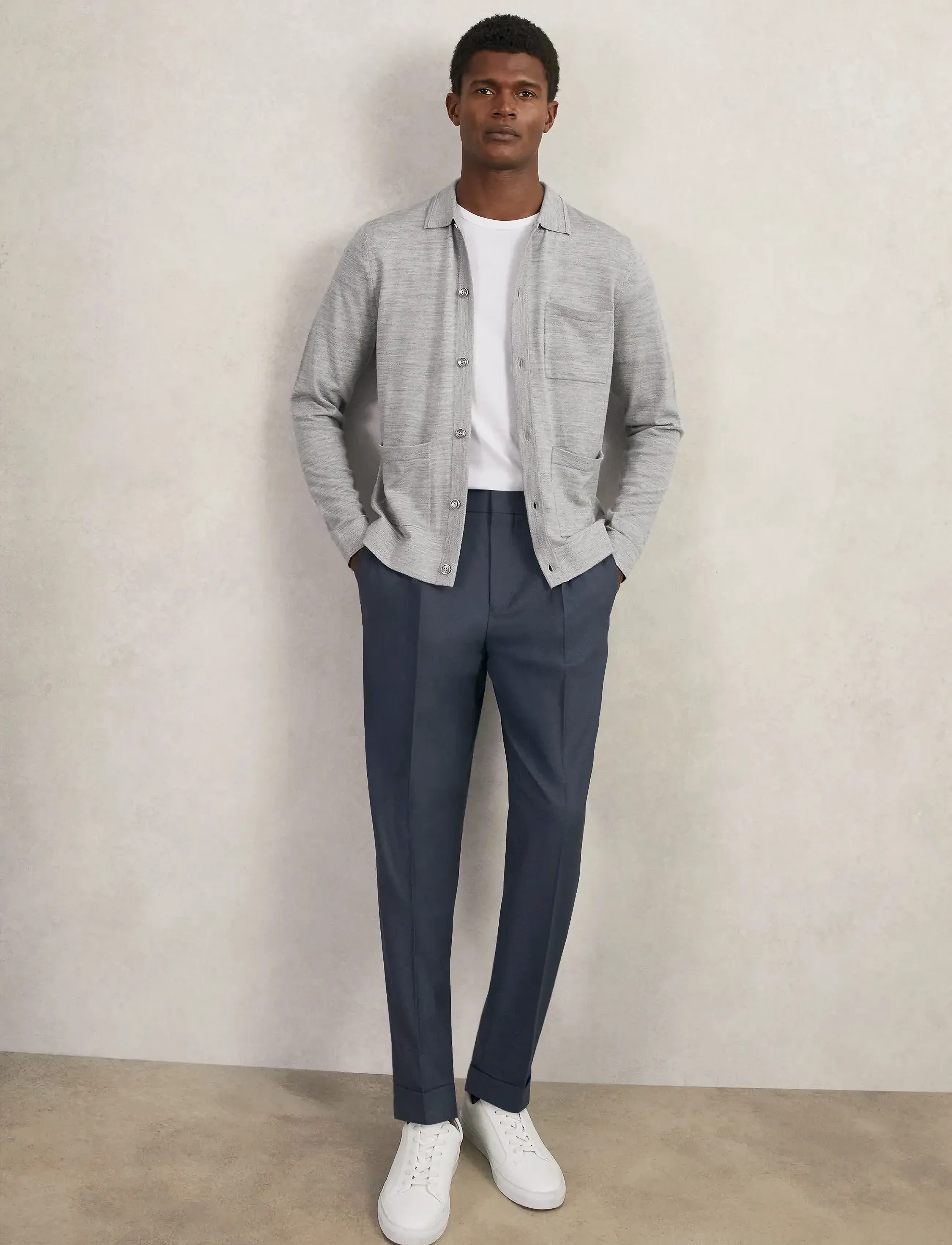 Reiss - MUNICH - shop by occasion - soft grey mouline - 3
