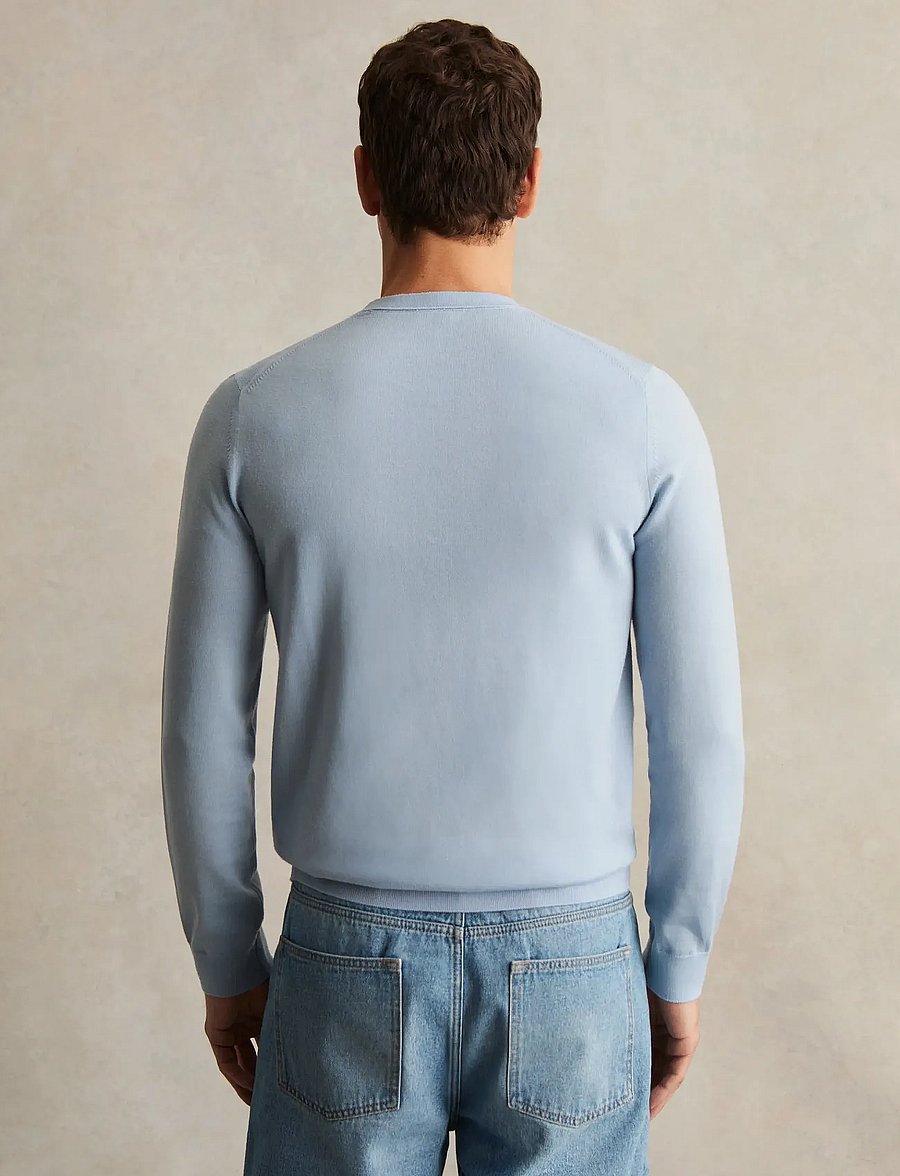 Reiss - WESSEX - rundhals - soft blue - 2